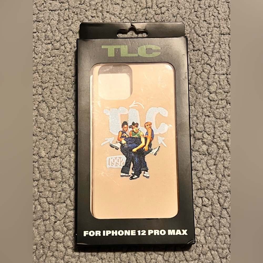 TLC Music Group Phone Case New In Box Cream Color For I Phone 12 Pro Max